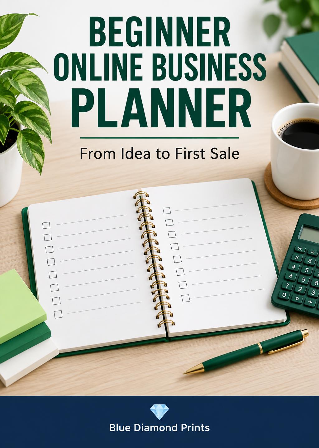 Cover of Beginner Online Business Planner